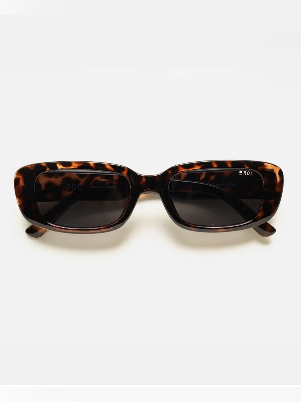 ROC sunglasses Creeper Tortoise Chunky Rectangle Cat 3